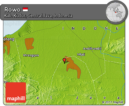 Physical Map of Rowo
