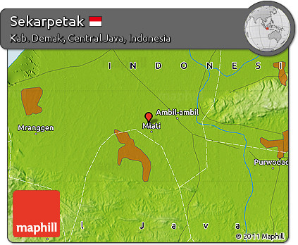 Physical Map of Sekarpetak