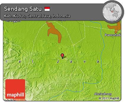Physical Map of Sendang Satu