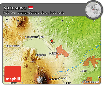 Physical Map of Sokosewu