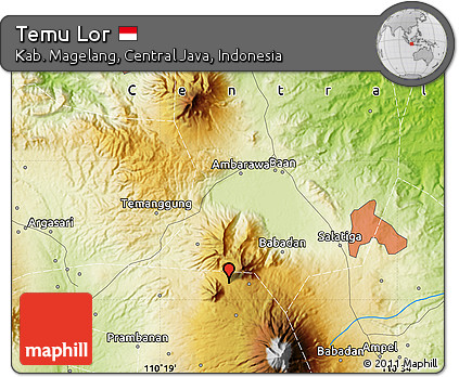 Physical Map of Temu Lor