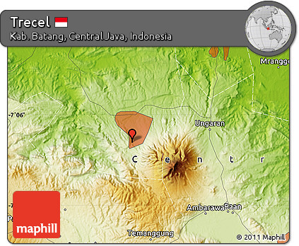 Physical Map of Trecel