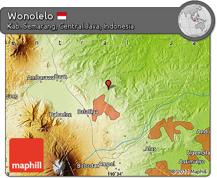 Physical Map of Wonolelo