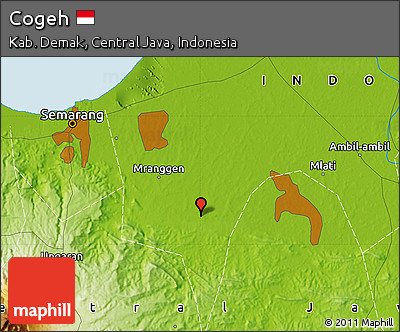 Physical Map of Cogeh