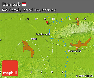 Physical Map of Dampak