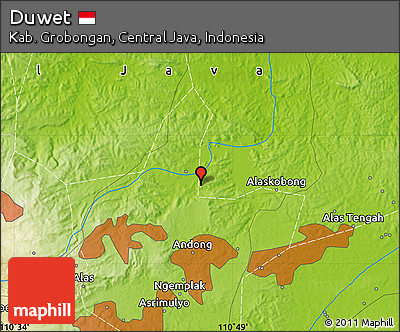 Physical Map of Duwet