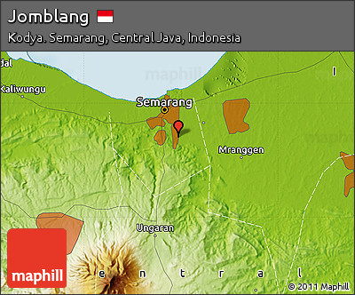 Physical Map of Jomblang