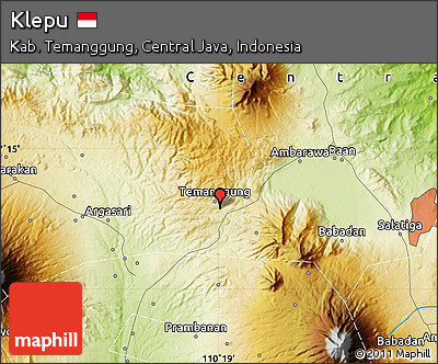 Physical Map of Klepu