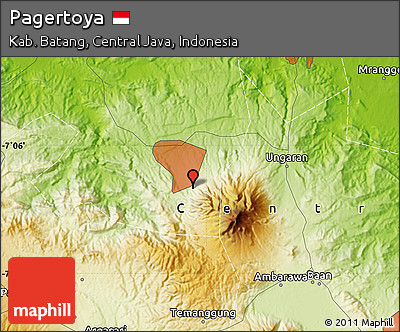 Physical Map of Pagertoya