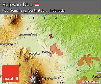 Physical Map of Rejosari Dua