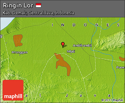 Physical Map of Ringin Lor