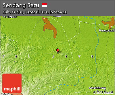 Physical Map of Sendang Satu