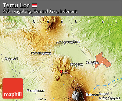 Physical Map of Temu Lor