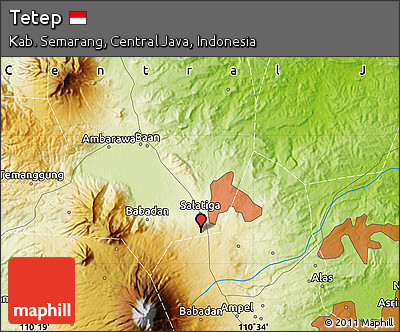 Physical Map of Tetep