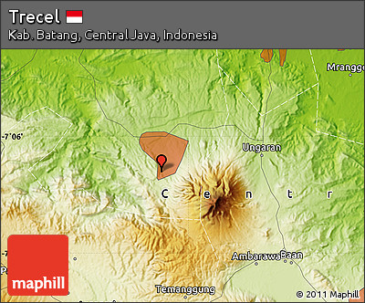 Physical Map of Trecel