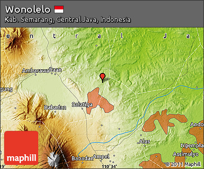 Physical Map of Wonolelo