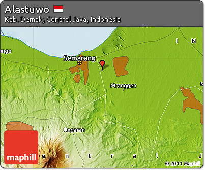 Physical Map of Alastuwo