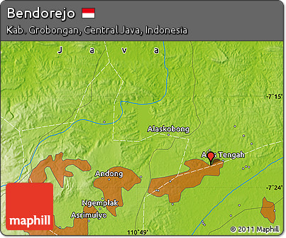 Physical Map of Bendorejo