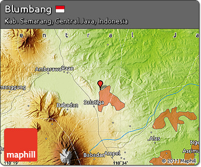 Physical Map of Blumbang