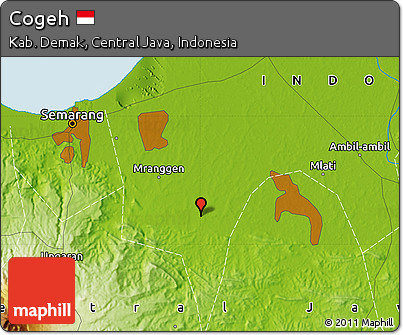 Physical Map of Cogeh