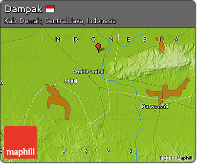 Physical Map of Dampak