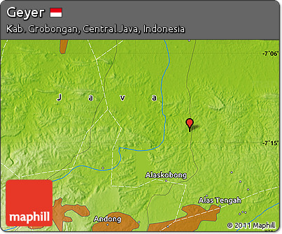 Physical Map of Geyer