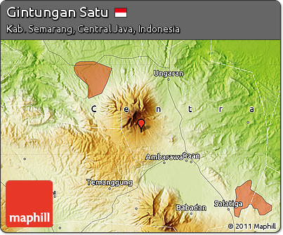 Physical Map of Gintungan Satu