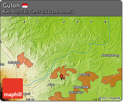 Physical Map of Gulon