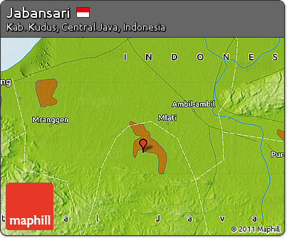 Physical Map of Jabansari