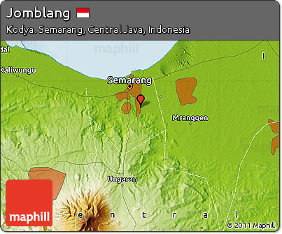 Physical Map of Jomblang