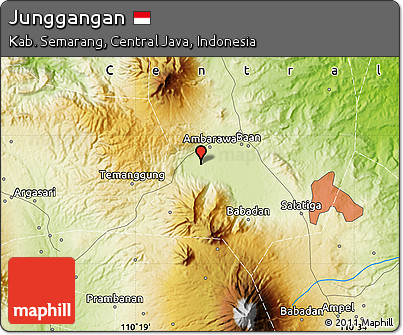 Physical Map of Junggangan