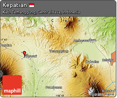 Physical Map of Kepatian