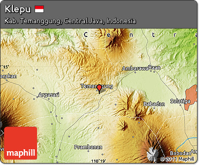 Physical Map of Klepu