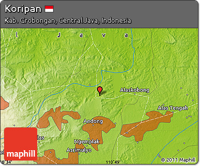 Physical Map of Koripan
