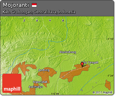 Physical Map of Mojoranti