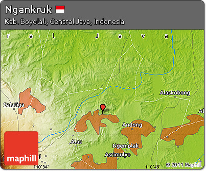Physical Map of Ngankruk