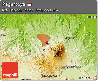Physical Map of Pagertoya
