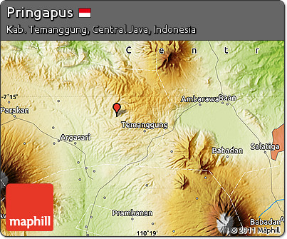 Physical Map of Pringapus