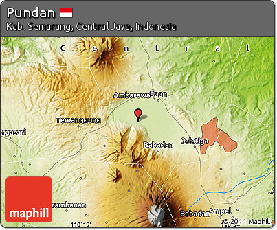 Physical Map of Pundan