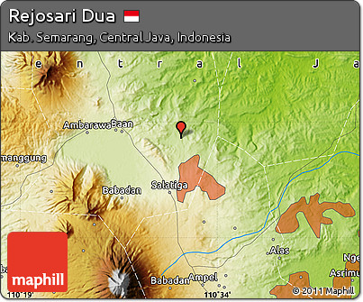 Physical Map of Rejosari Dua
