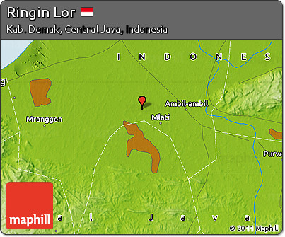 Physical Map of Ringin Lor