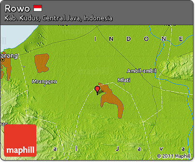 Physical Map of Rowo