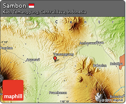 Physical Map of Sambon