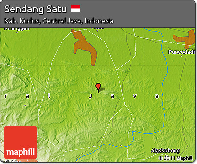 Physical Map of Sendang Satu