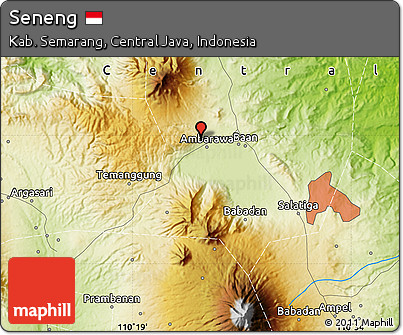 Physical Map of Seneng