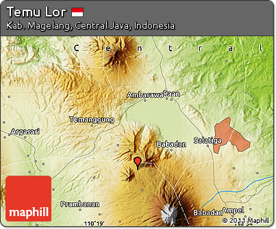 Physical Map of Temu Lor