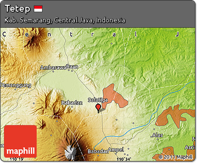Physical Map of Tetep