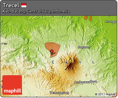 Physical Map of Trecel