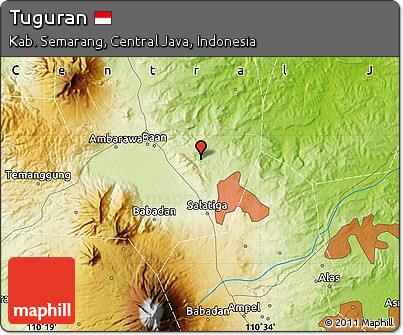 Physical Map of Tuguran