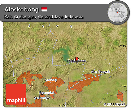 Satellite Map of Alaskobong